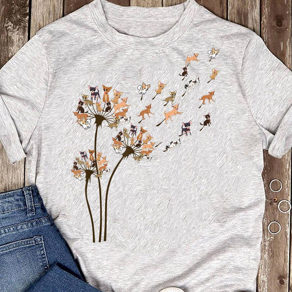 Dandelion Corgi, Dandelion Corgi Flower Shirt, Dandelion, Dog Lover, Gifts for Dog Mom, Funny Dog Shirt, Pet Owners Gift- Mother's Day