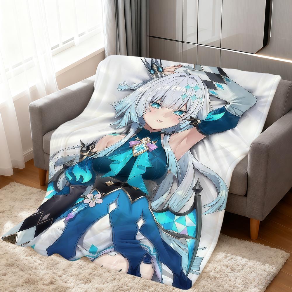 Houkai Star Rail Cerydra Cyrene Castorice soft warm plush blanket for dormitory sofa living room pet hogar bedroom gift nap home