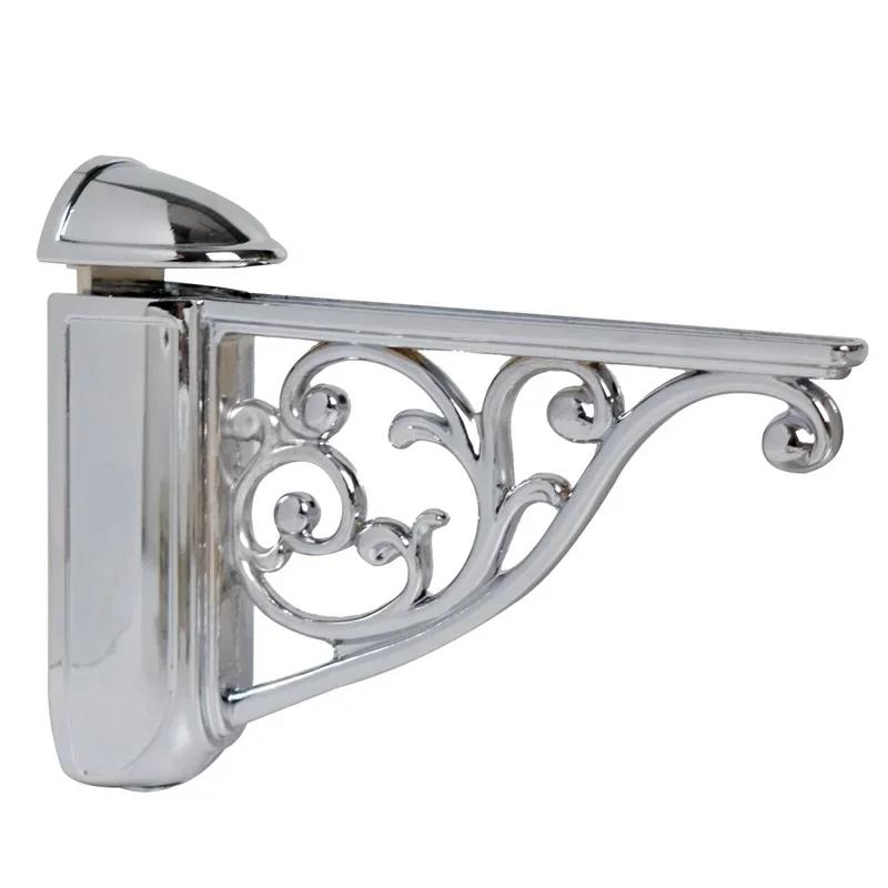 

2 шт. Цинк Форма F Скло Дерево Плаваючий Кронштейн-тримач для полиці Підтримка Класичний Європейський Not Applicable