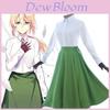Vibrant Anime Violet Evergarden Cosplay Costume Featuring Elegant Blouse And Skirt Set