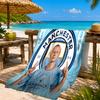 Haaland's Number 9 Journey Beach Towel, Quick-drying, Easy To Care For, Suitable for Both Fitness and Beach Vacations,Sports Essential