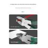 Premium Stainless Steel Reinforced Diagonal Cutting Pliers High Hardness Design Effortlessly Spring Action Cutting Tool