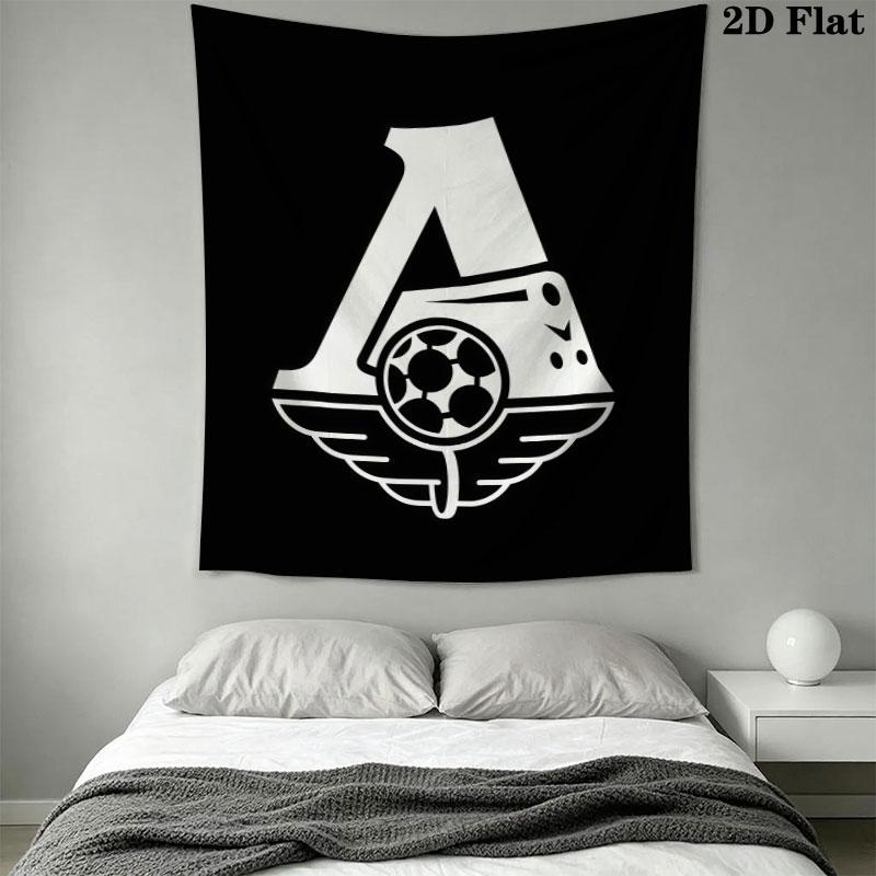 Lokomotiv Moscow Spark Wall Hanging Printed Fabric Blanket Decorative Tapestries for Bedroom Living Room Home Decor