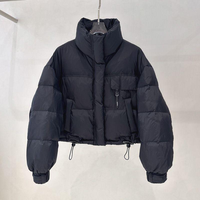 Women's Short Korean-Style Stand-Collar Simple Thickened Puffer Coat