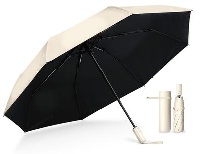 Por un activo Plegable con protección UV total para parasol soleado y lluvioso tanto para mujeres como automático grande robusto y 370g Clásico robusto y