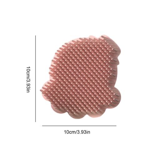 Baby Hair Wash Brush, Cradle Cap Brush | Baby Bath Brush Shampoo Brush Head Scalp Massager, Wet & Dry Use Baby Shower Brush, Cartoon Massage Hair Brus