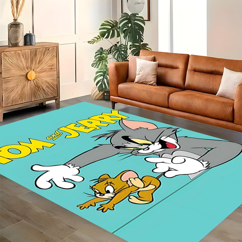Tom And Jerry Adventure for Living Room rug, Bedroom, Study Room, Hallway Decoration, Perfect for Home Decoration or Holiday Gifts
