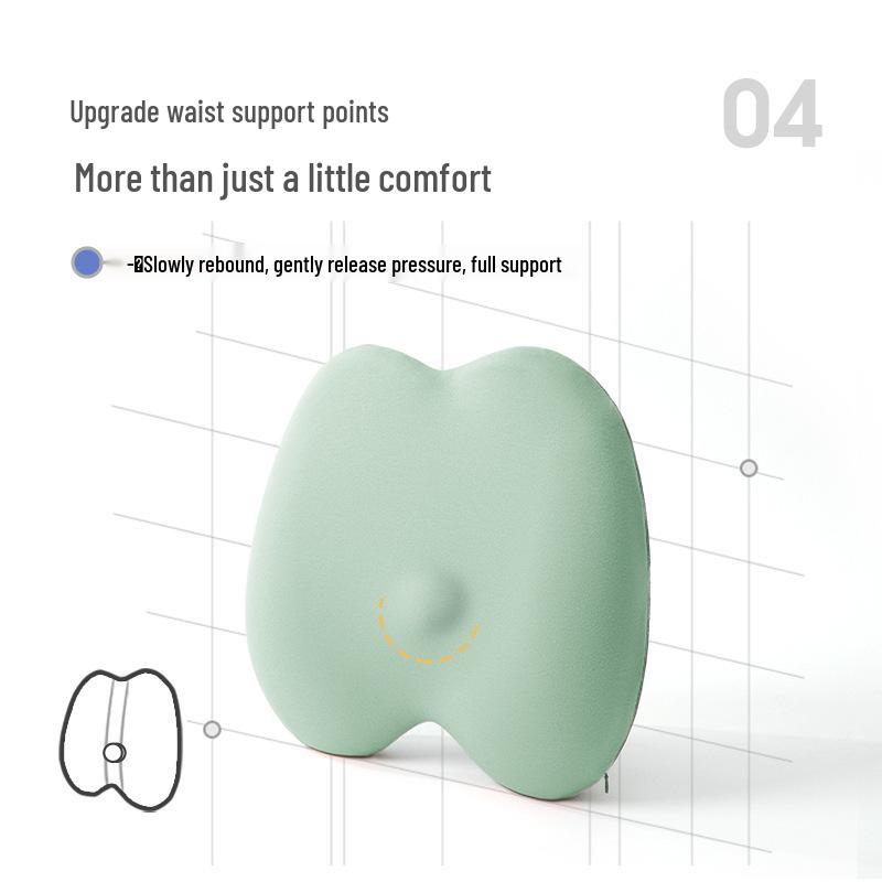 Ergonomisches Bürositzkissen mit Lendenwirbelstütze für Frauen - Lindert Gesäßschmerzen & Hämorrhoiden