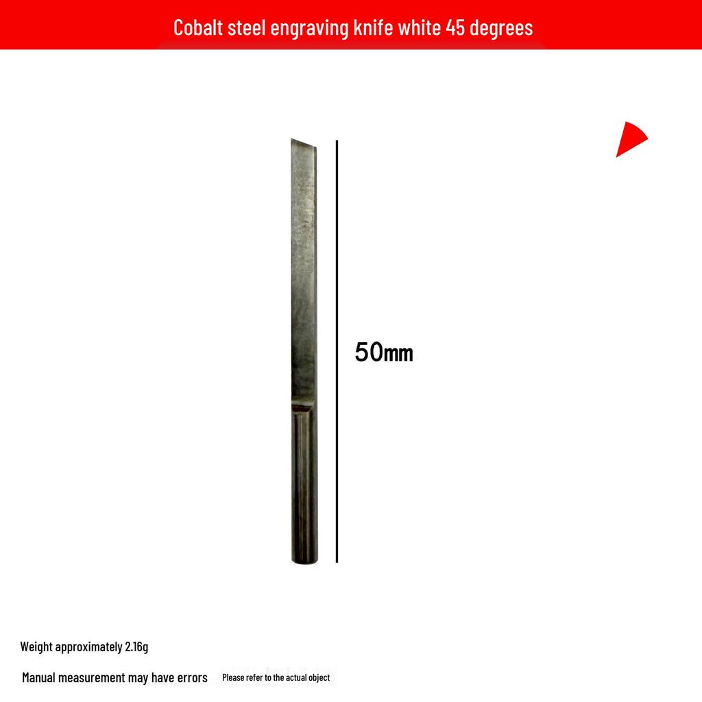 Cuchillo Rectangular Rombo de Acero al Cobalto para Grabado DIY Máquina Neumática de Grabado de Joyería de Oro y Plata