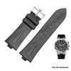 25*8Echtes Leder Uhrenarmband für Vacheron Constantin OVERSEAS Serie 4500V 5500V P47040 Edelstahl Schließe Herren Uhrenarmband