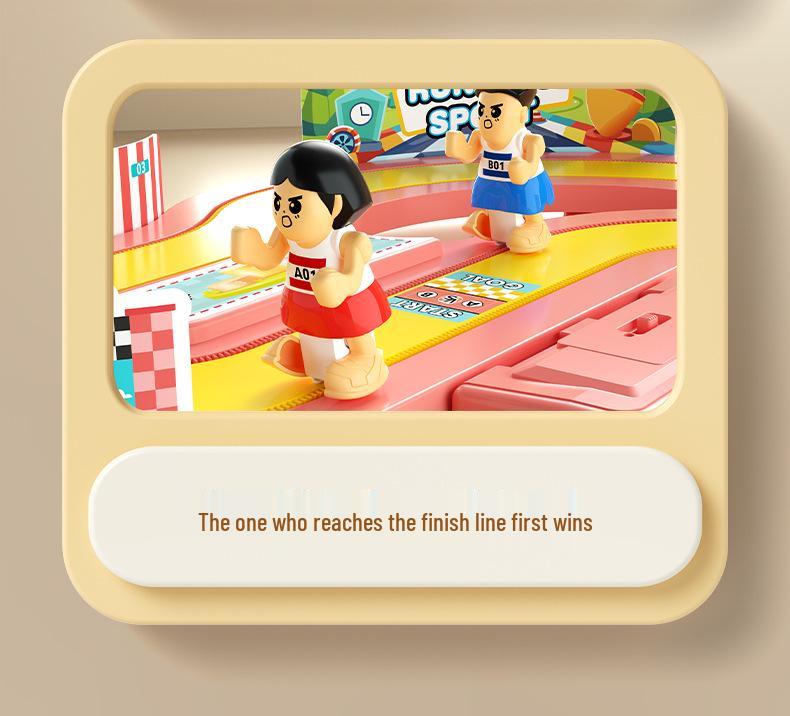 2025 Interactive Electric Racing Toy for Kids: Educational Two-Player Parent-Child Board Game