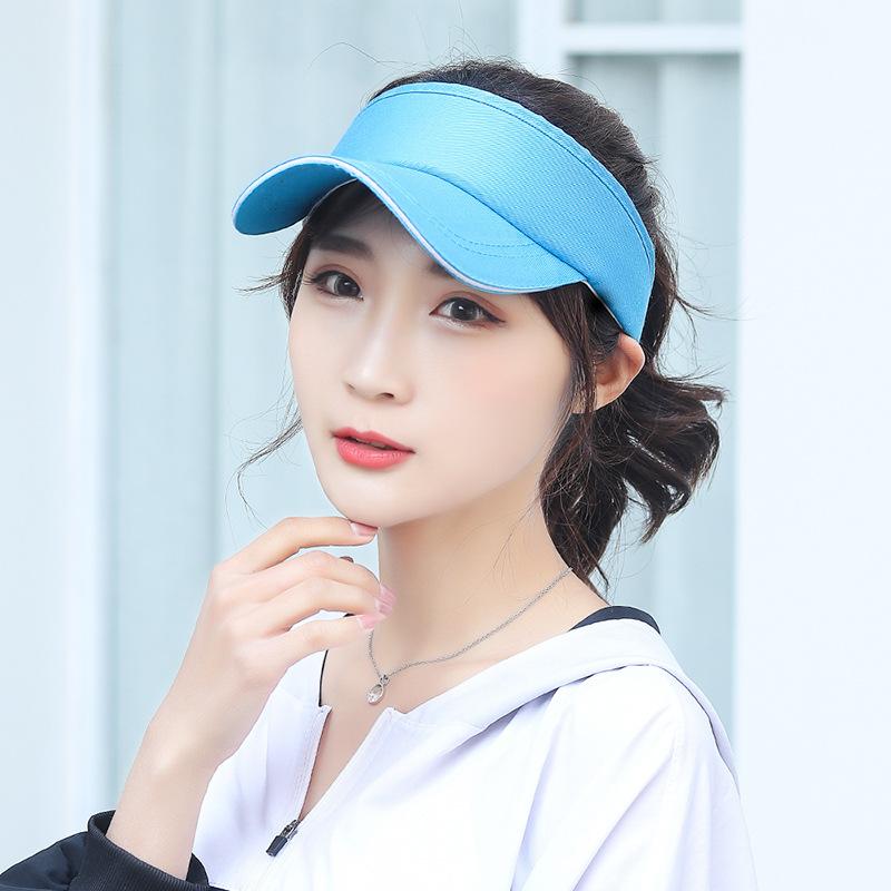 Summer Men's and Women's Open-top Hats Outdoor Sun Hats Hoop Sandwich Hats