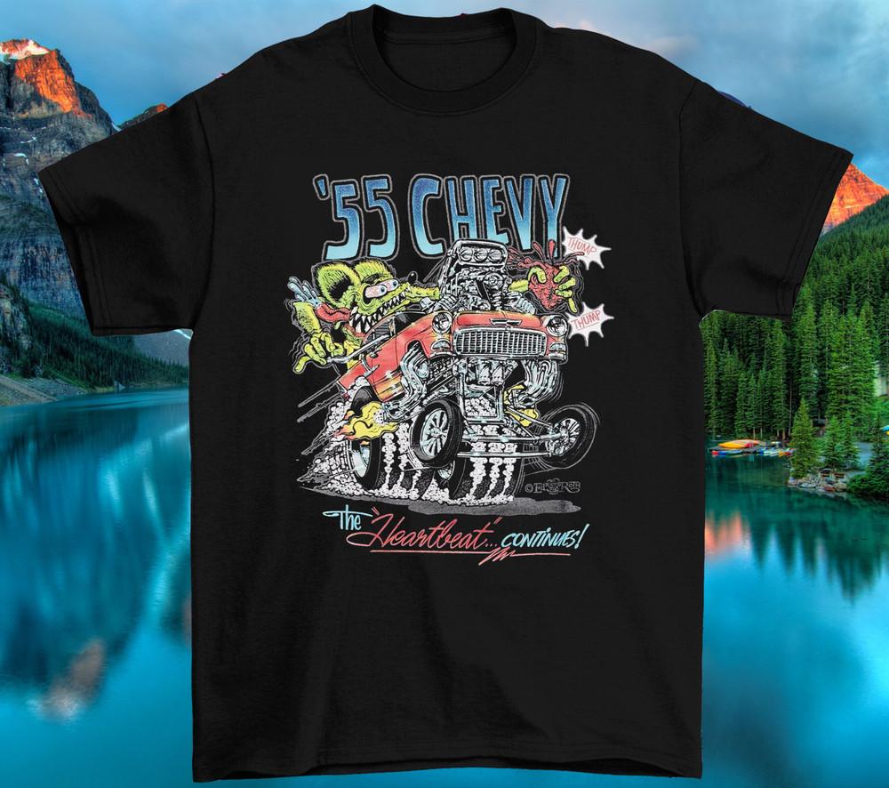 Chevy Ed Big Daddy Roth Rat Fink Black T Shirt Size S-5XL UR939 - BSS168 Unisex T-Shirt XXXL