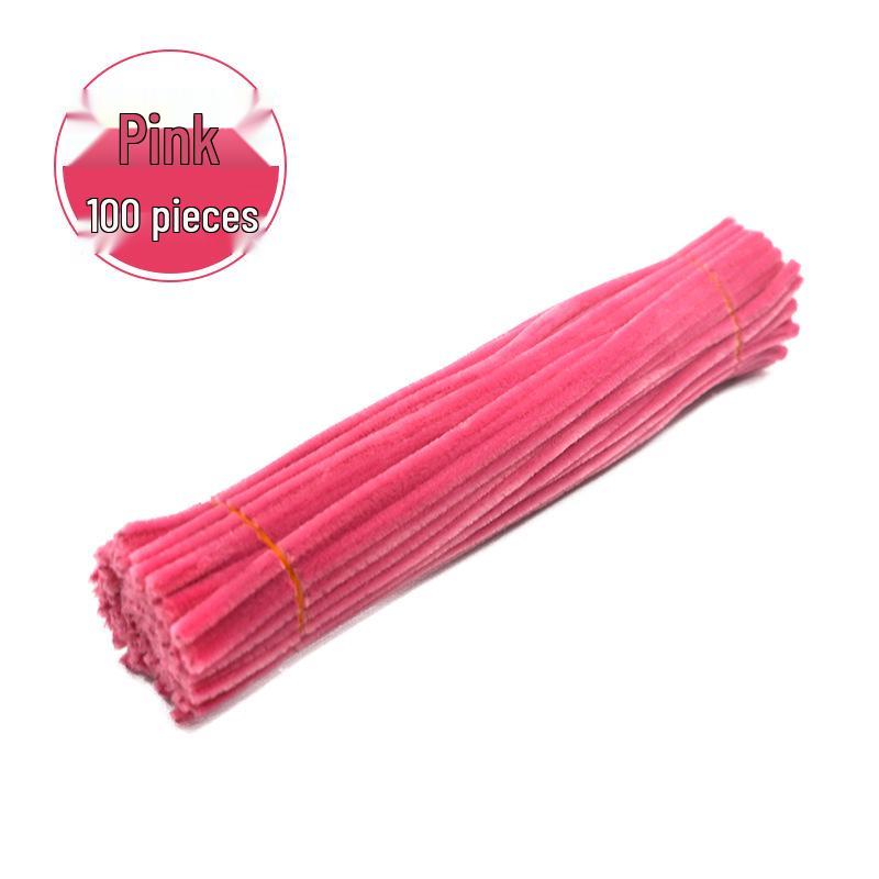 Youyou Tiger Twist Stick Handmade Super Soft Chenille Stems Educational Craft Materials for Macarons