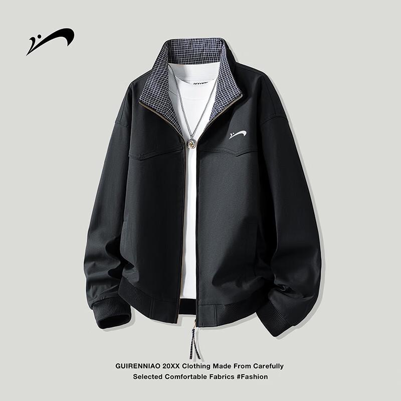 Men s American Style Retro Plaid Jacket XL