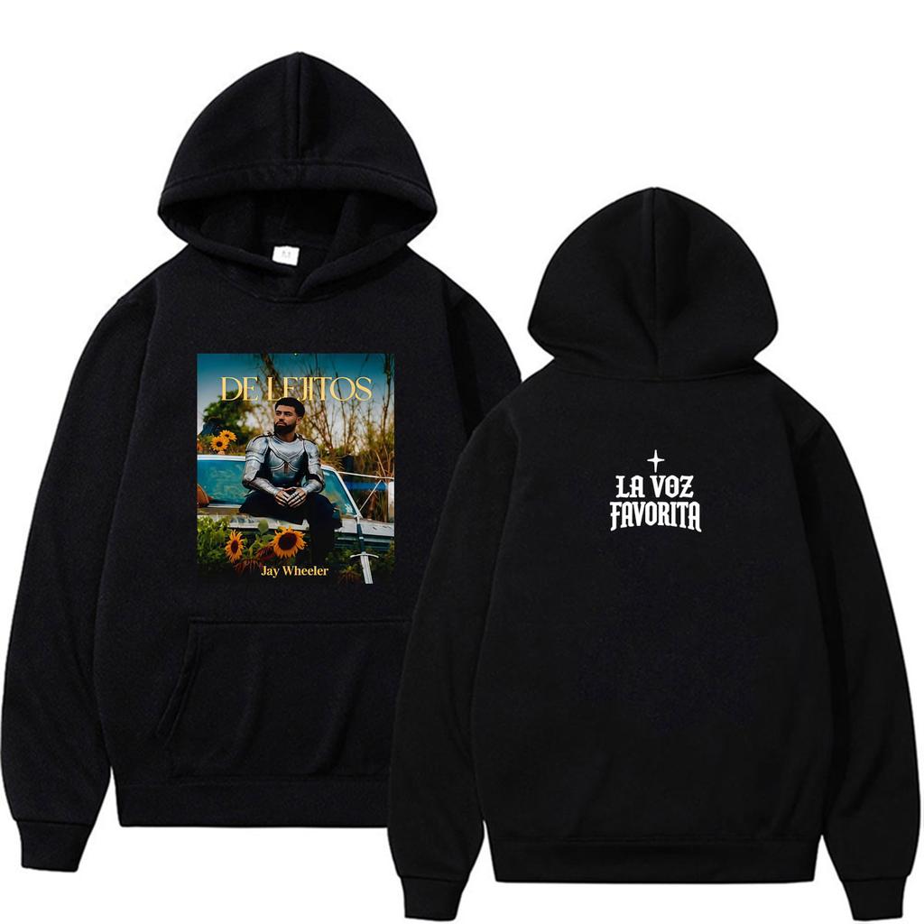 Unisex Woman'sJay Wheeler La Voz Favorita Album World Tour Hoodie Men Women Harajuku Hip Hop Fashion Sweatshirts Casual Cozy Oversized Hoodies