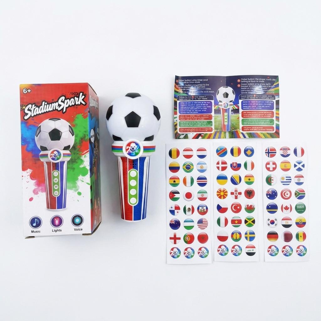 The 23rd World Cup Toy Microphone For Kids With Sound Effects For Soccer Fans
