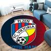 Fc Viktoria Crest Custom Name Round Area Rug Carpet Rug For Living Room Bedroom Sofa Playroom Decor Nonslip Floor Mat