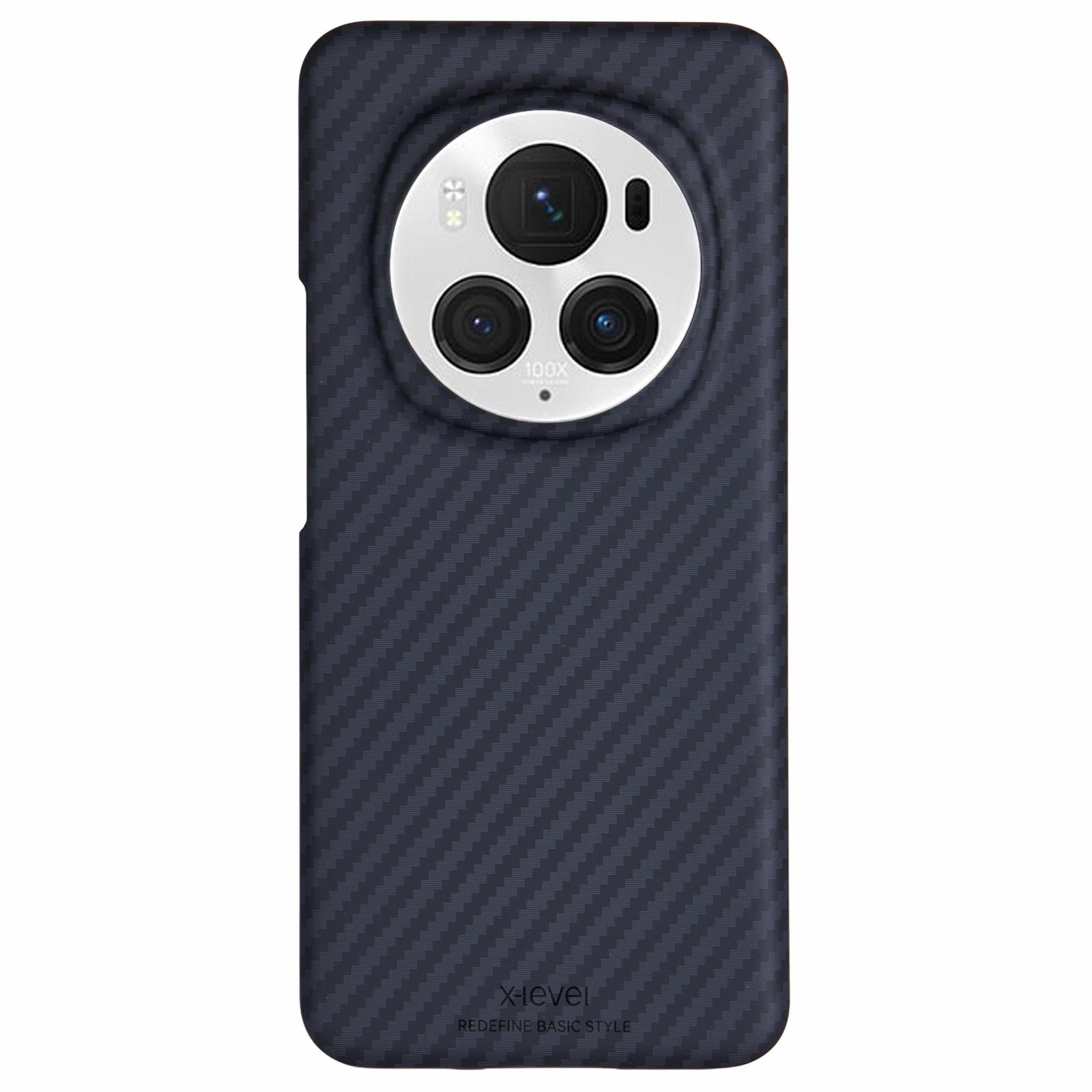 

X-LEVEL Чехол для Honor Magic6 Pro 5G Текстура углеродного волокна ПК Чехол для телефона Защита от падений A