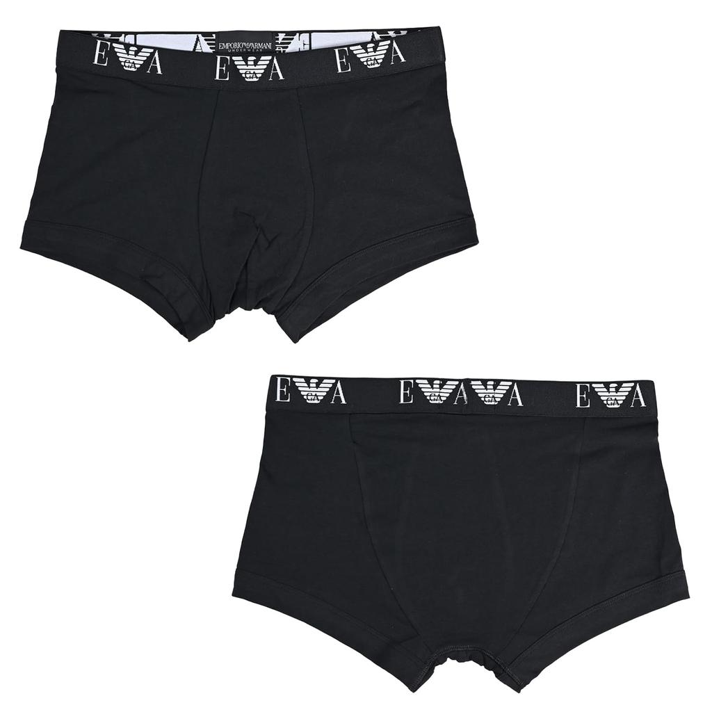 Emporio Armani Men's Boxer Briefs, 3-Pack, Black, White, and Navy, Sizes 111357, CC715, and 56110 (M), Parallel Import.