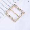 1Pcs Pearl Rhinestone Clothing Corner Knot Buckle Waist Buckle Silk Scarf Clothes T-Shirt Shirt Hem Buckle Luxury Decorative
