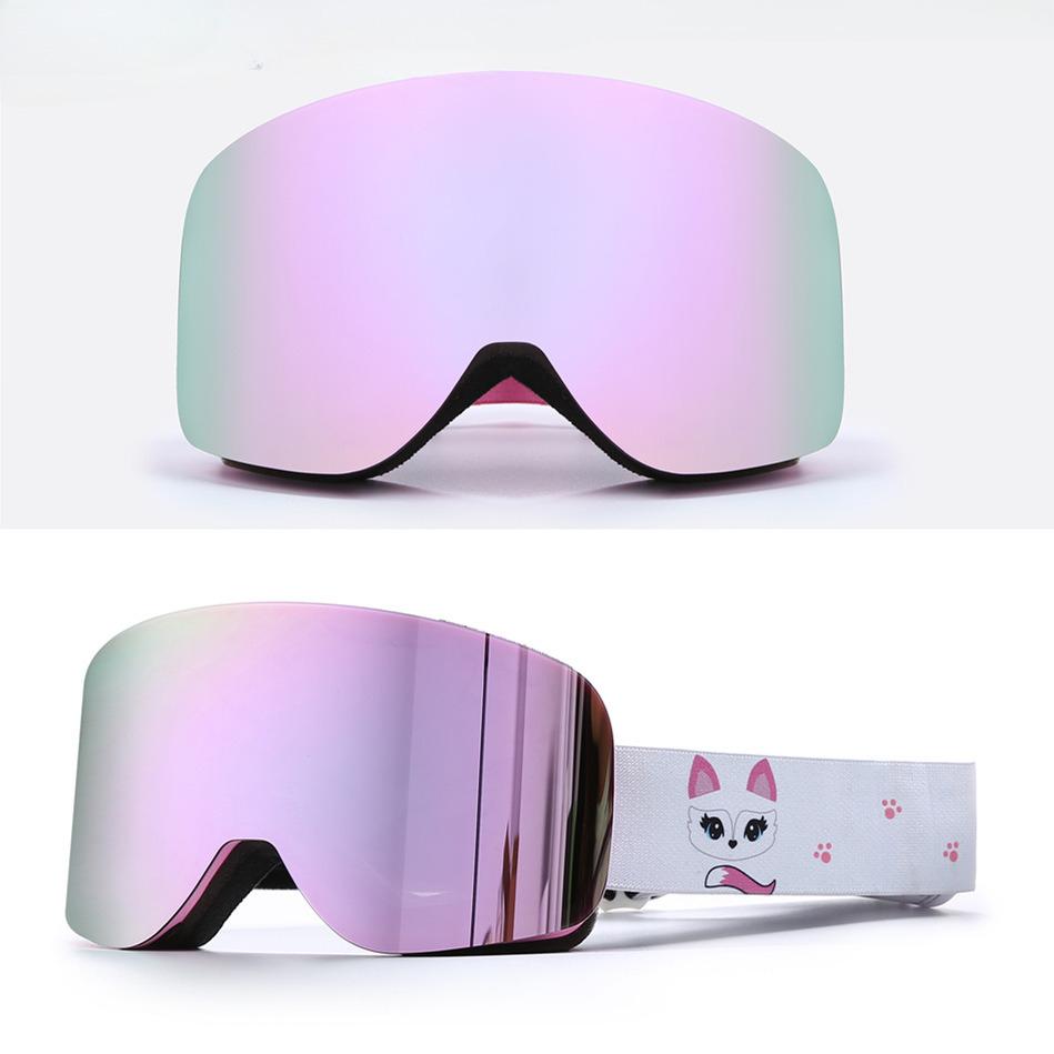 Skibrille Winter Schnee Snowboardbrille für Herren Damen Anti-Beschlag Ski Snowboard Brille für Erwachsene Anti-Beschlag UV400 Schutz Schneeskibrille