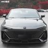 For Changan Univ Uni-v 2022 ABS Front Rear Steering Wheel Emblem Black Carbon Fiber Pattern Modified Patch Decorative Frame