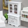 Antique Miniature Cabinet For 1/12 Doll House Room Furnishing with Functional Storage Drawer Scene Display Accessory