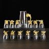 Creative Zodiac Decanter Set: White Wine Glasses and Shot Glass Souvenirs