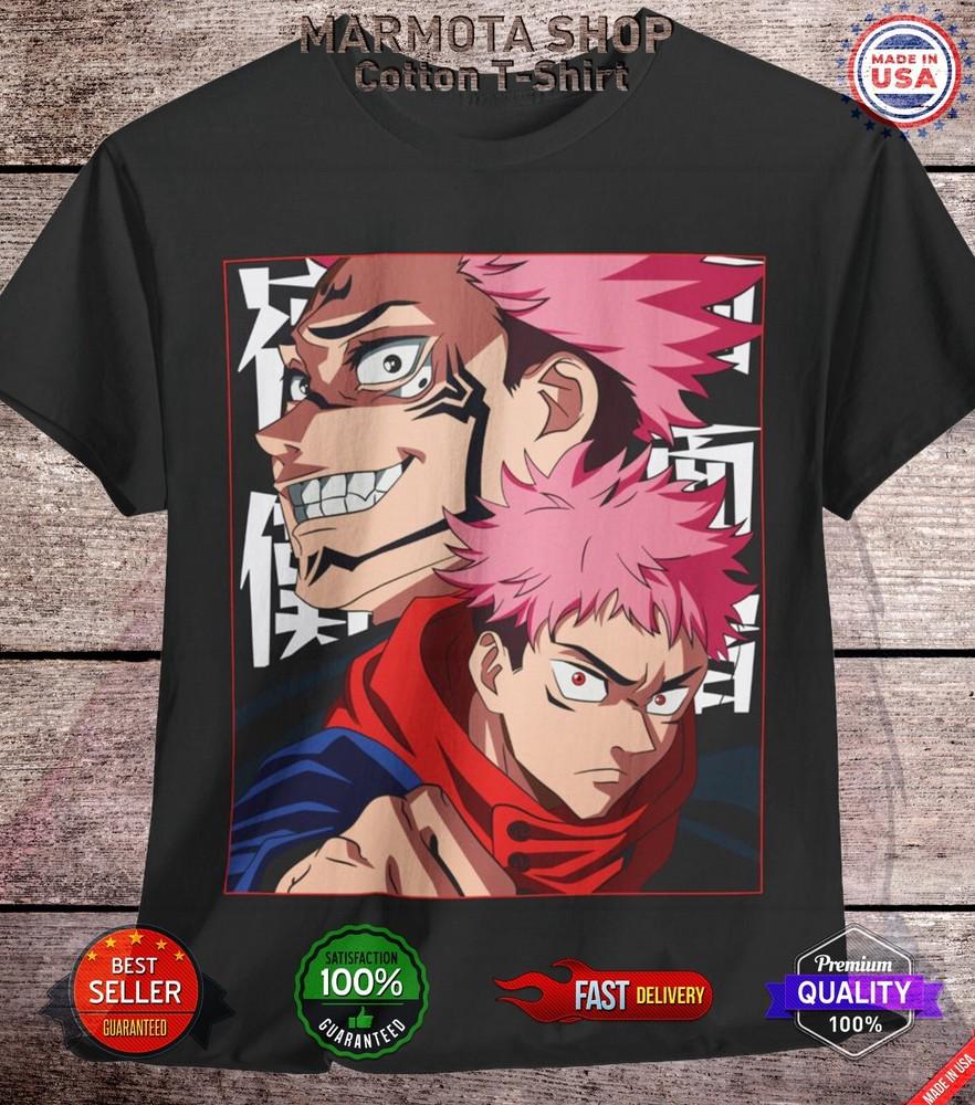 Sukuna Ryomen Jujutsu Kaisen T-Shirt Itadori Gojo Anime Japanese Tee Shirt JJK