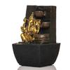 Polyresin Table Top Indoor Outdoor Water Fall Fountain with LED Lights Home Decor Decoration Gift Gifting Items