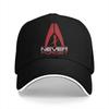 Casquette de Baseball Lavée Unisexe Jeu Mass Effect N'oubliez Jamais Casquettes Snapback Sportives Casquette Papa Chapeaux de Golf