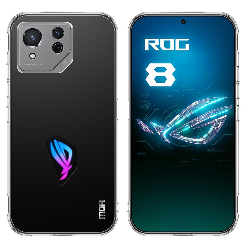 

MOFI Phone Cover for Asus ROG Phone 8 5G Case Drop Protection Clear TPU Phone Shell A