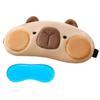 Cooler Cold Gel Kapibala Capybara Sleeping Eyepatch Breathable Plush Eye Patch  Travel Rest Relax