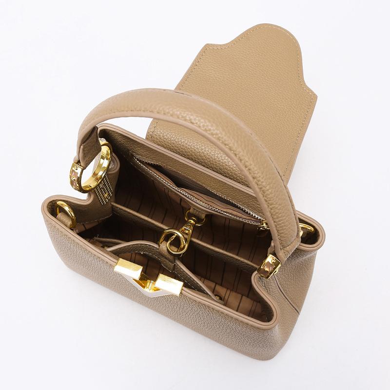 Bucket Bag Fashion Versatile Women'S Handbag Premium Light Luxury Messenger Bag Large Capacity Commuter Shoulder Bag