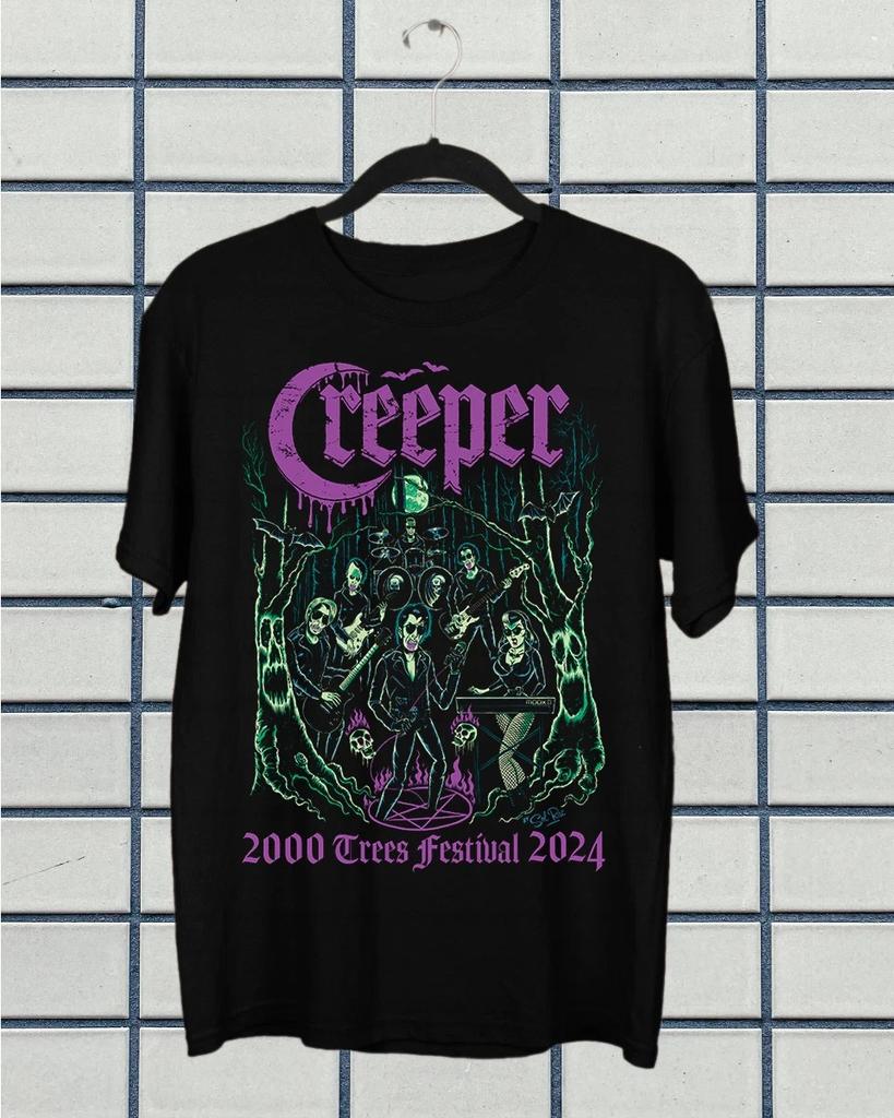 Collection CREEPER Band Tour 2024 Cotton Gift For Fan S To 5XL T-shirt GC3040