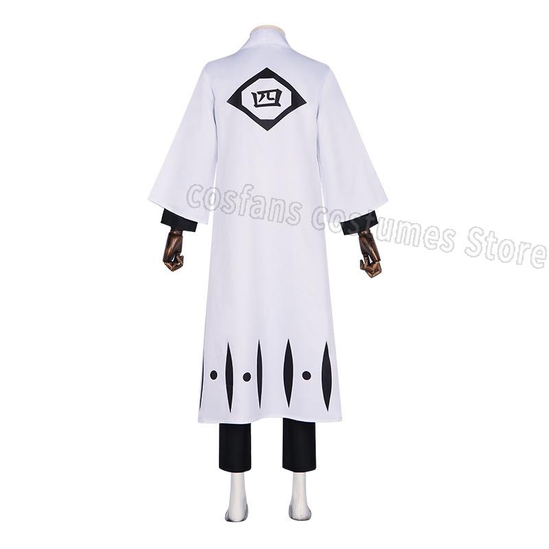 Aizen Sousuke Cosplay Costume Wig Bleach Cosplay Thousand Year Blood War Gotei 13 Team 5 Captain Robe Kimono Outfits
