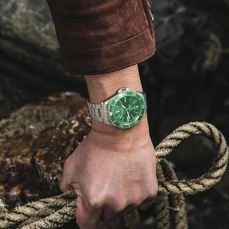 NORTH EDGE Pánské mechanické náramkové hodinky ANCHOR 42MM Luxusní safírové sklo MIYOTA 8215 Automatické hodinky 10bar Vodotěsné hodinky Pánské