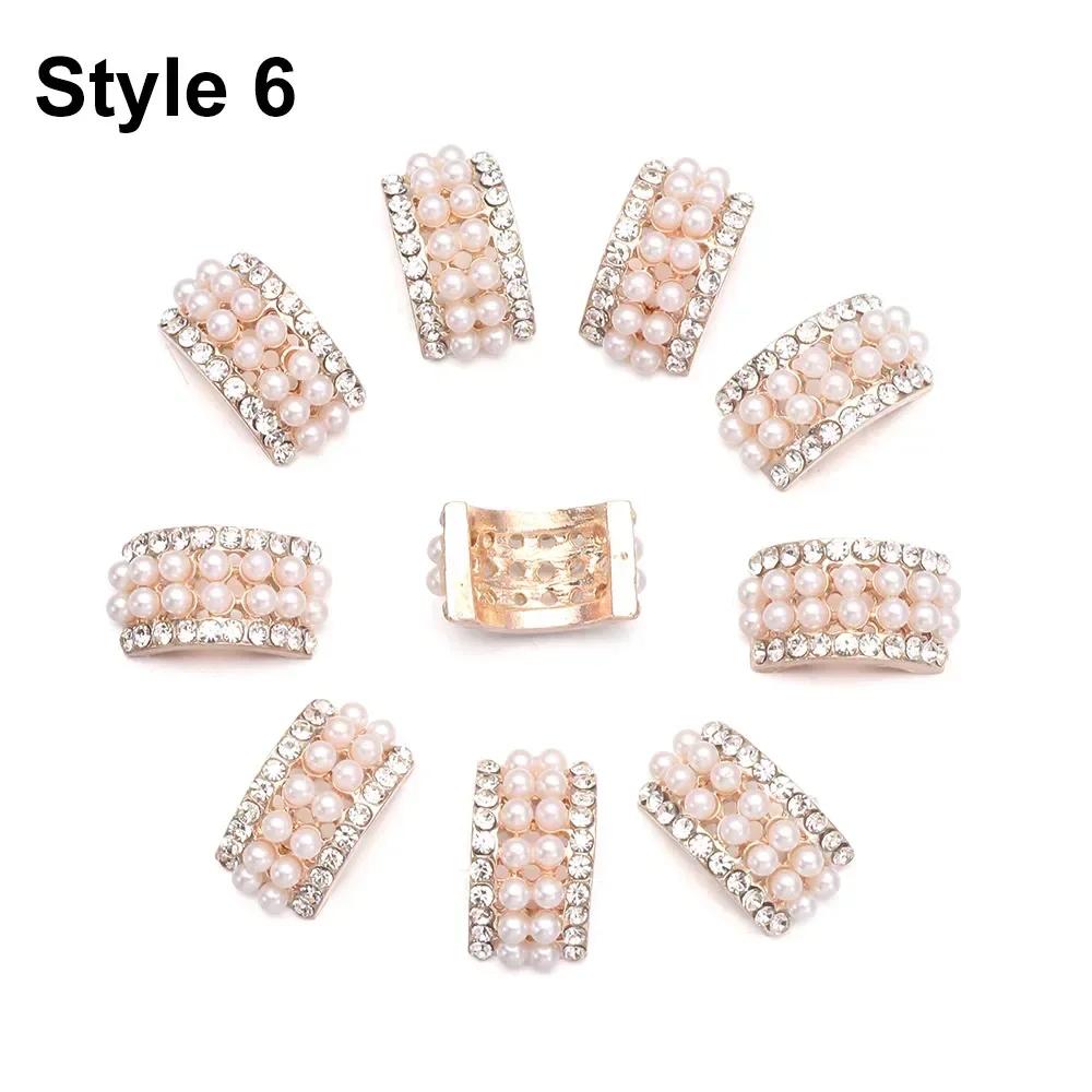 Boutons Strass Fleur 25 mm Bouton Perle Vêtements DIY Alliage Diamant Cryustal Accessoires Noeud Vêtement Décoratif Couture