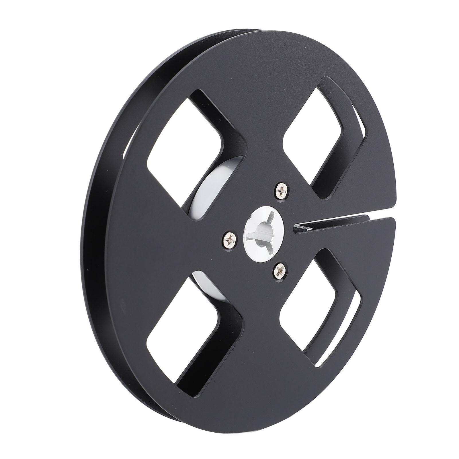 

14 5-дюймовая пустая катушка с лентой, алюминиевый сплав, открытая катушка, пустая катушка с 4 отверстиями для NAGRA чёрный