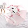Marie,Pink Themed Automatic Opening and Closing Umbrella, Brightly Colored 8-rib Portable Umbrella, Suitable for Men and Women, A Perfect Gi
