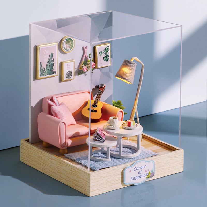 Zhi Qu Wu Handmade DIY Miniature House Model - Creative Birthday Gift for Kids