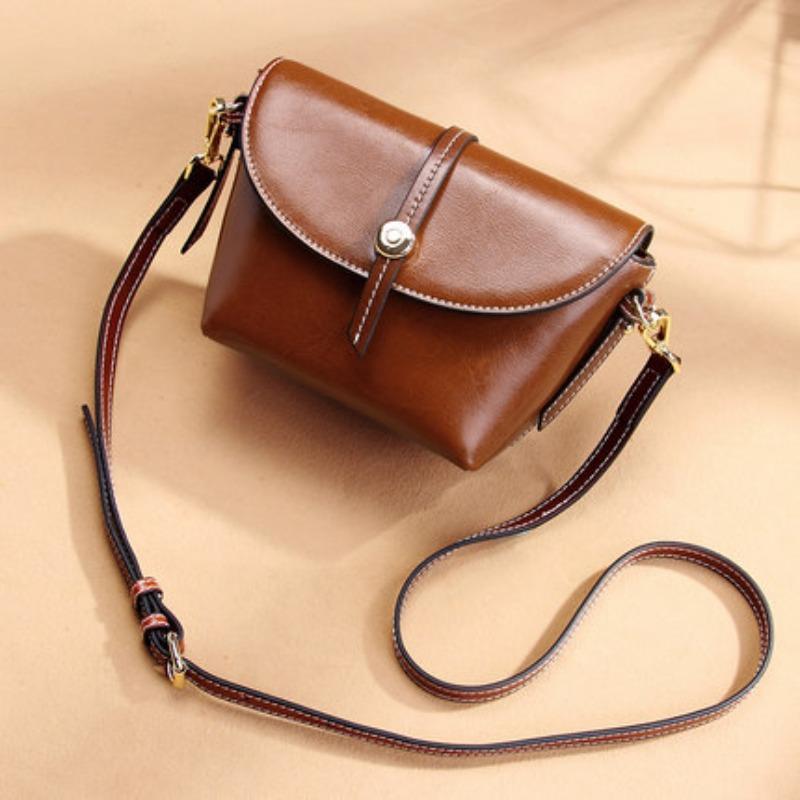 Leather Bag Shoulder Bag Women One-shoulder Diagonal Bag Women