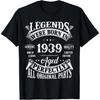 Vintage Legend Born In 1939 86th Birthday Tee 86 Years Old T-Shirt