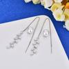 Earrings Temperament Long Pearls Female Students' Earrings Versatile Tassel Earrings Earrings Earrings Anti-allergic