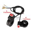 1pcs Electric Bicycle Scooter Motorcycle 22mm Horn Switch Universal Button Plastic Horn Signal Switch Button
