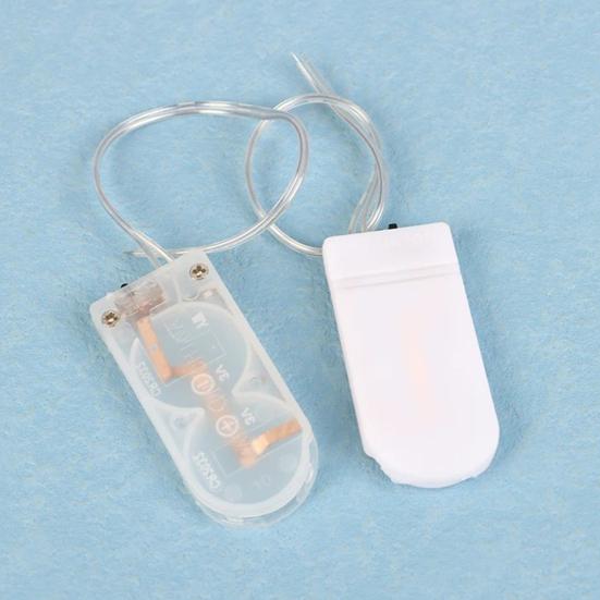 5Pcs Battery Box with Flat Flip Cover Two CR2032 Batteries Series Connection Switch Small Devices