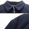 Men Suit Coat Formal Business Style Turn-down Collar Zipper Placket Long Sleeve Anti-wrinkle Men Spring Fall Jacket