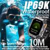 2025 New Smartwatch 1000mAh Battery 2.13-inch AMOLED Screen Men's Watch Compass 10ATM Waterproof Bluetooth Call Sports Smartwatches