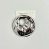 European Style Irregular Wavy Metal Flower Brooch Pin for Women